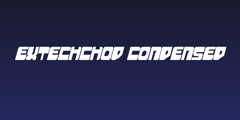 Extechchop Condensed Social Header