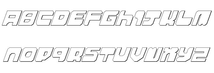 Extechchop Shadow Шрифта строчной