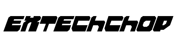 Extechchop Font