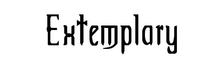 Extemplary Font