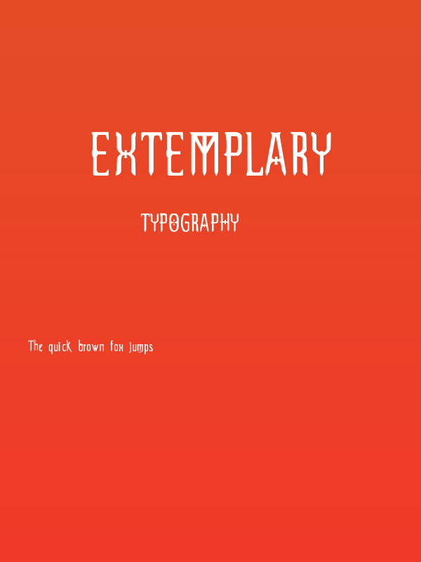 Extemplary Poster