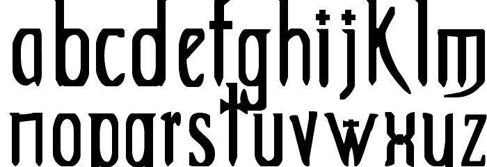 Extemplary Font LOWERCASE