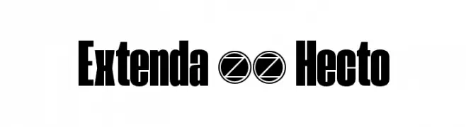 Extenda 40 Hecto  Descarca Fonturi Gratis