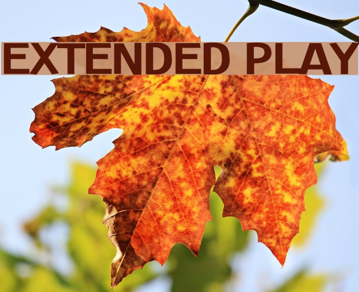 Extended Play Font examples