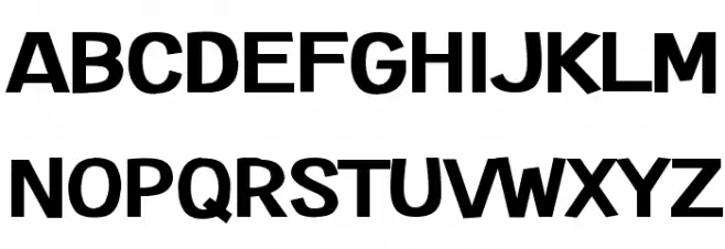 Extended Play Font LOWERCASE