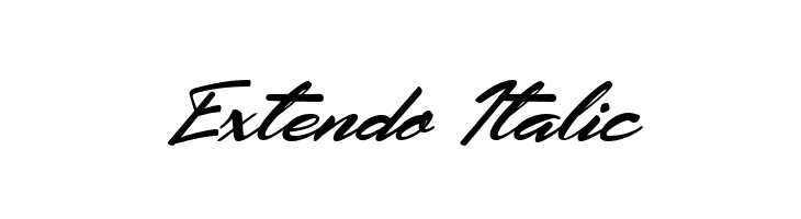 Extendo Italic  لخطوط تنزيل