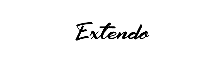 Extendo  免费字体下载