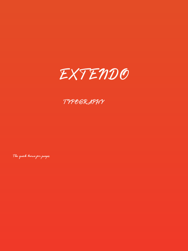 Extendo Poster