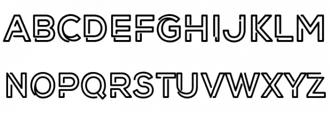 Exthing Schriftart Groß
