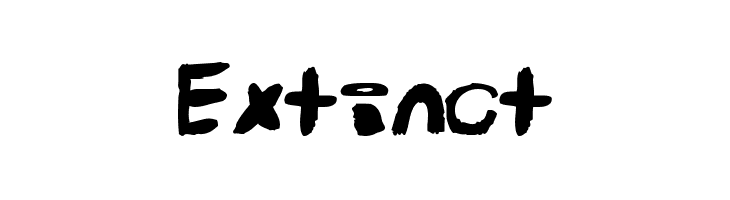 Extinct  免费字体下载