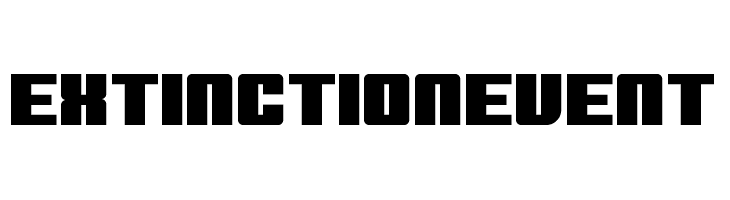 Extinction Event  नि: शुल्क फ़ॉन्ट्स डाउनलोड