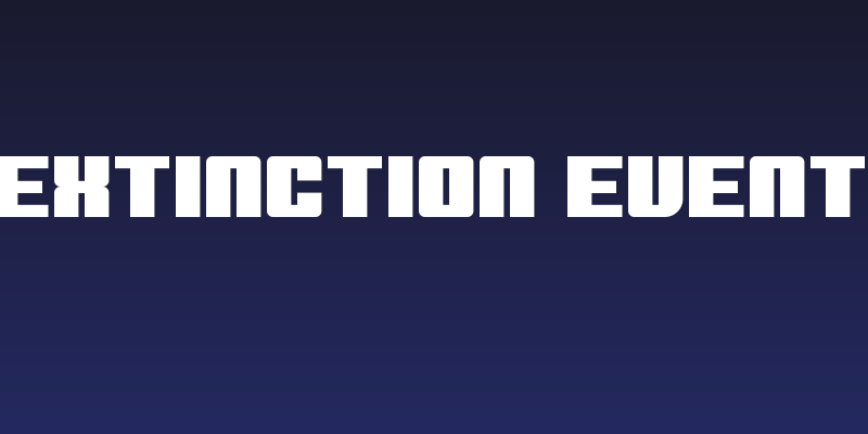 Extinction Event Social Header