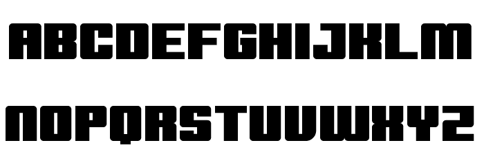 Extinction Event Font LOWERCASE