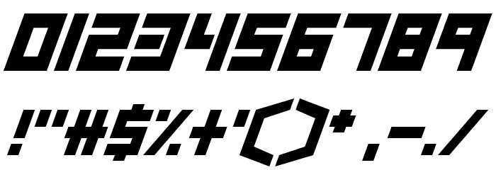 ExtinctionEvent Italic フォント その他の文字