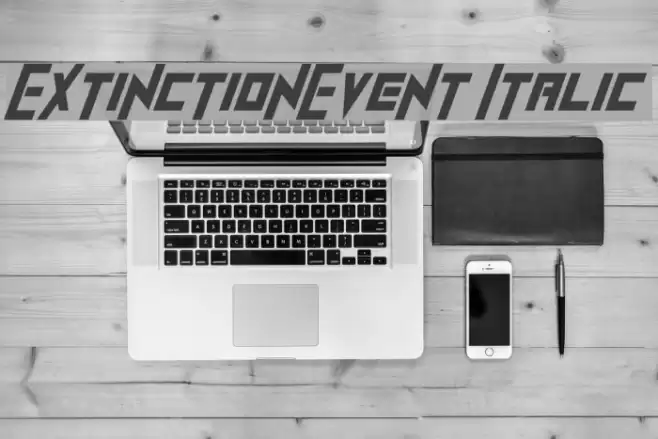 ExtinctionEvent Italic フォント examples