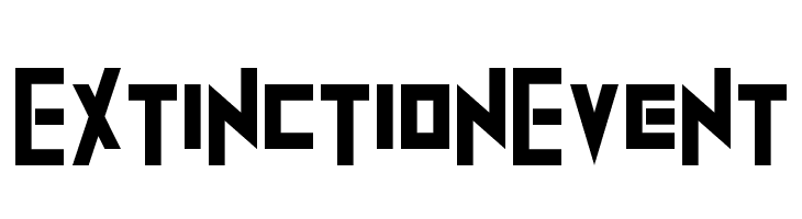 ExtinctionEvent  नि: शुल्क फ़ॉन्ट्स डाउनलोड