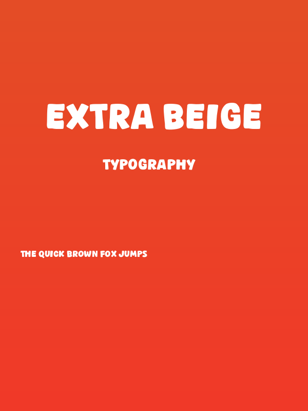 Extra Beige Poster