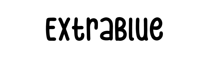 Extra Blue  Скачать бесплатные шрифты