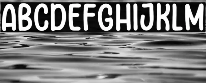 Extra Blue Font examples