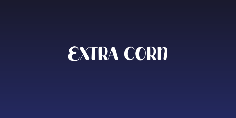 Extra Corn Social Header