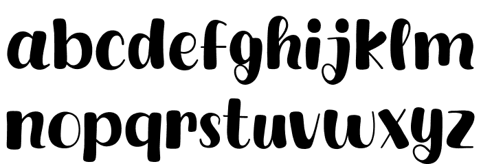 Extra Corn Font LOWERCASE