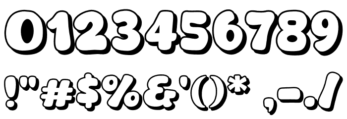 Extra Days Font OTHER CHARS