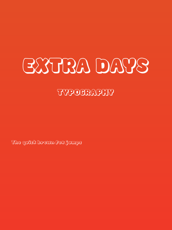Extra Days Poster