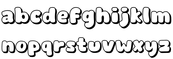 Extra Days Font LOWERCASE