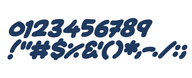 Extra Fruity Italic Other Characters