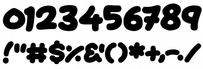 Extra Fruity Font OTHER CHARS