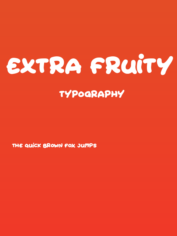 Extra Fruity Poster