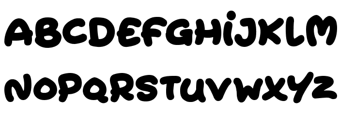 Extra Fruity Font LOWERCASE