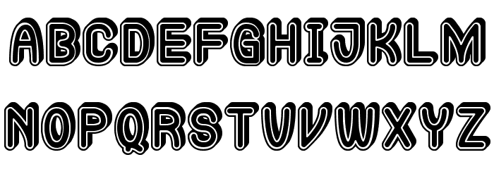 Extra Gro St Font LOWERCASE