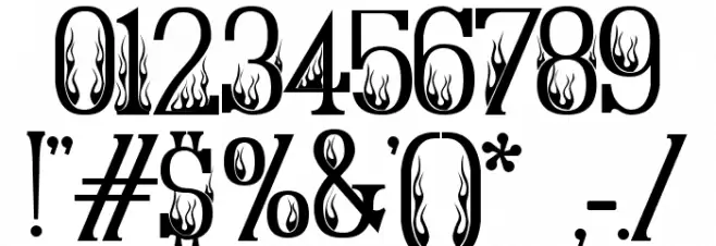 Extra Hot Secretary Font OTHER CHARS