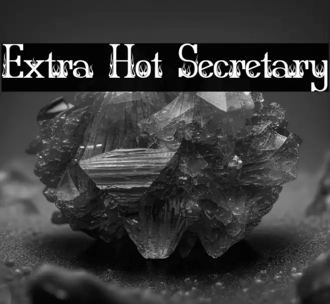 Extra Hot Secretary Font examples