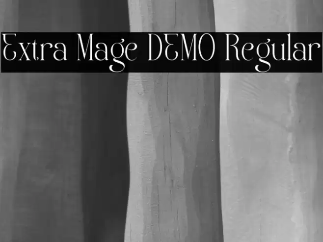 Extra Mage DEMO Regular फ़ॉन्ट examples