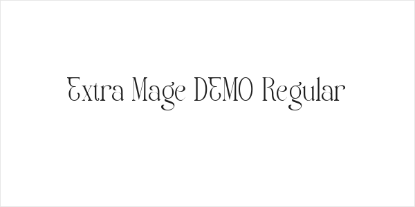Extra Mage DEMO Regular Logo
