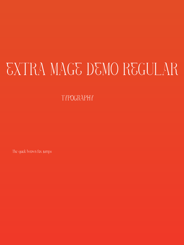 Extra Mage DEMO Regular Poster