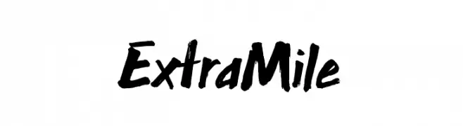 Extra Mile  baixar fontes gratis