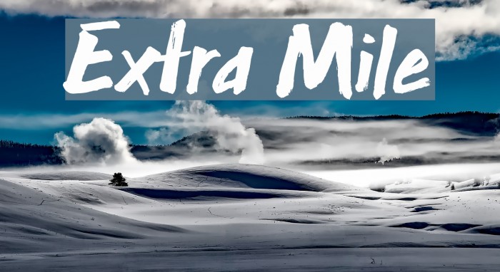 Extra Mile Example 1