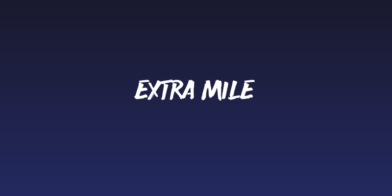 Extra Mile Social Header