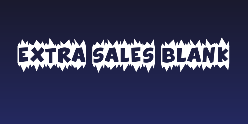 Extra Sales Blank Social Header