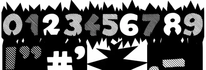 Extra Sales Font OTHER CHARS