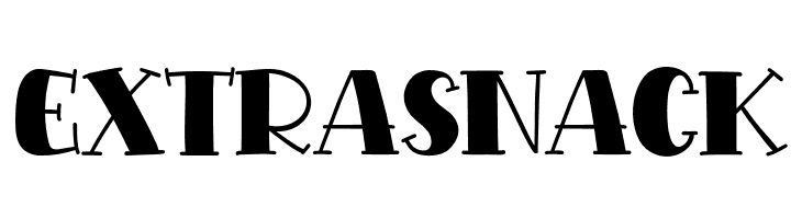 Extra Snack नि: शुल्क फ़ॉन्ट्स डाउनलोड