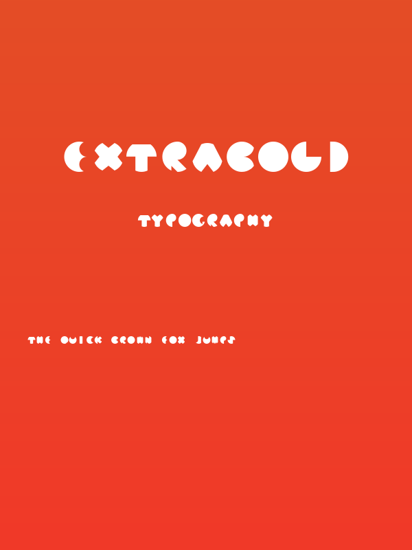 ExtraBold Poster