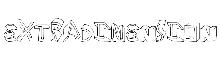 ExtraDimension Font