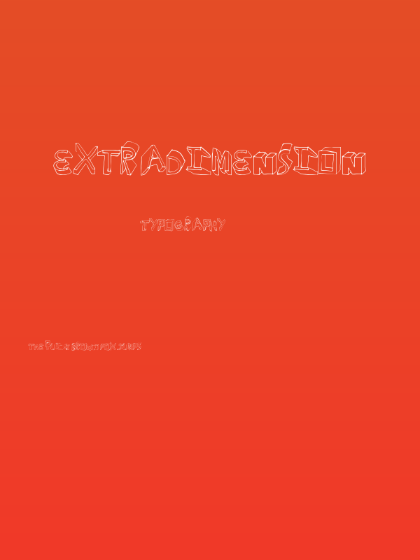 ExtraDimension Poster