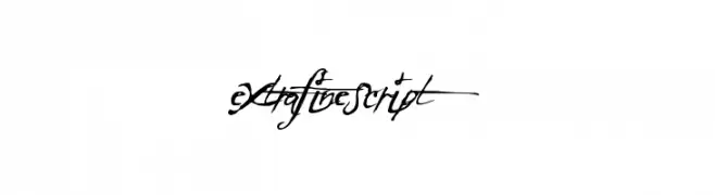 ExtraFineScript  لخطوط تنزيل