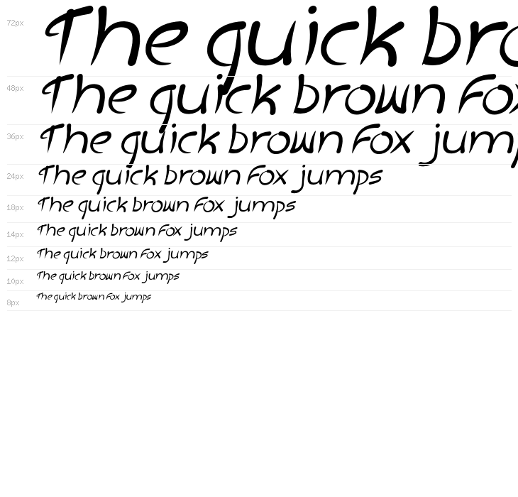 ExtraHot-Italic Waterfall