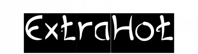 ExtraHot  font caratteri gratis